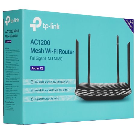 Маршрутизатор TP-Link Archer C6 V2 / V3 / V4 AC1200