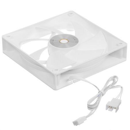 Вентилятор для корпуса Ocypus Delta F12 WH, 120x120x25мм, 4-PIN PWM, 500-2000 RPM, 29 DBA MAX, HYDRO BEARING