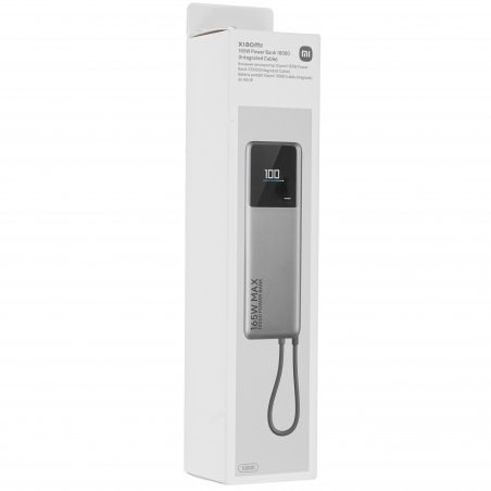 Портативный аккумулятор Xiaomi BHR9361GL 10000mAh QC/PD 165W 6A USB-C серый