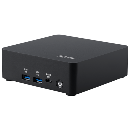 Компьютер MSI Cubi NUC AI 1UMG-042XRU Intel Core Ultra 5 125H(1.2Ghz)/16384Mb/1024PCISSDGb/noDVD/Int:Intel Graphics/BT/WiFi/war 1y/0.625kg/черный/noOS + no KB+M (9S6-B20911-042)