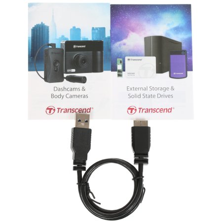 Внешний HDD 2.5" Transcend StoreJet 25A3, 1TB, USB 3.2 Gen 1 Type-A, 5400 rpm, черный