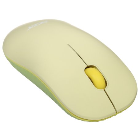Мышь беспроводная Acer OMR205 зеленый/желтый, 1200 dpi, радиоканал, USB, кнопки - 3
