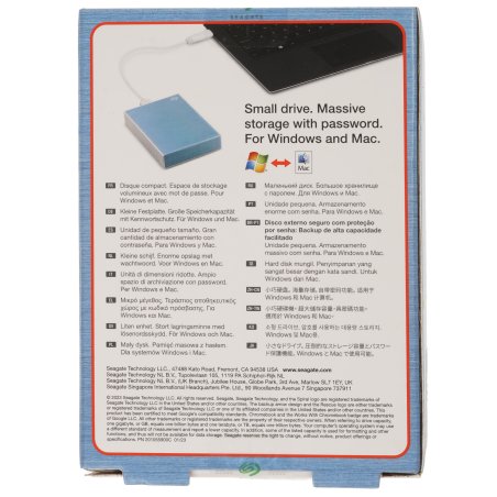 Жесткий диск Seagate USB 3.0 4Tb STKZ4000402 One Touch 2.5" голубой