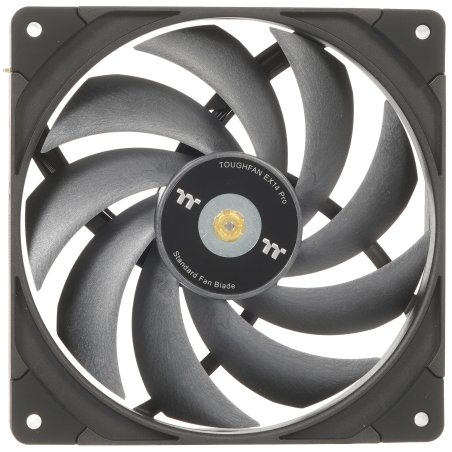 Вентилятор Thermaltake Toughfan EX14 Pro реверсивный 140x140x25mm черный 4-pin 31.6-34.1dB Ret (CL-F172-PL14BL-A)