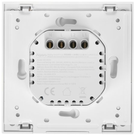 Выключатель умный Aqara V1 EU 4-хкл. с нейтралью белый (WS-K02D)