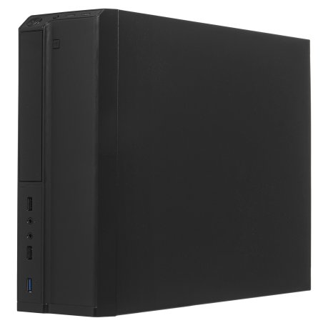 Компьютерный корпус Desktop ExeGate MI-207U (mini-ITX/mATX, без БП, 2*USB+1*USB 3.0, аудио, черный)