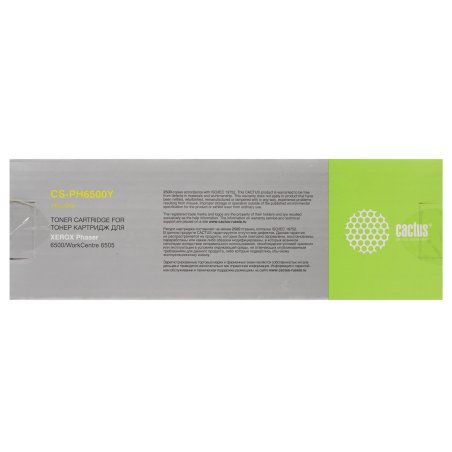 Картридж лазерный Cactus CS-PH6500Y (106R01603) желтый (2500 стр.) для Xerox 6500/6505