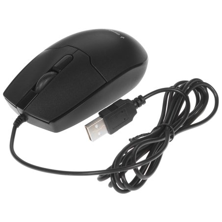 Мышь проводная Gembird MOP-425 черный, 1000 dpi, USB, кнопки - 3