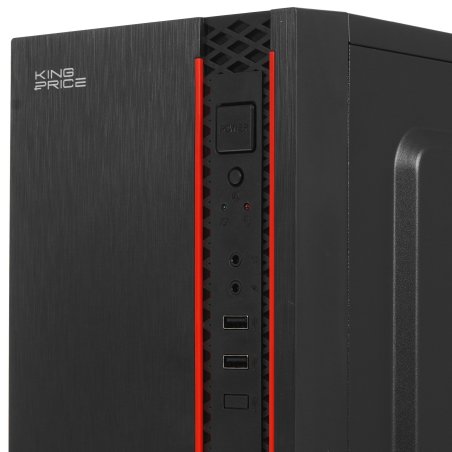 Компьютерный корпус KingPrice KPCC-MD202 черный без БП ATX 1x80мм 4x120мм 2xUSB 2.0 audio