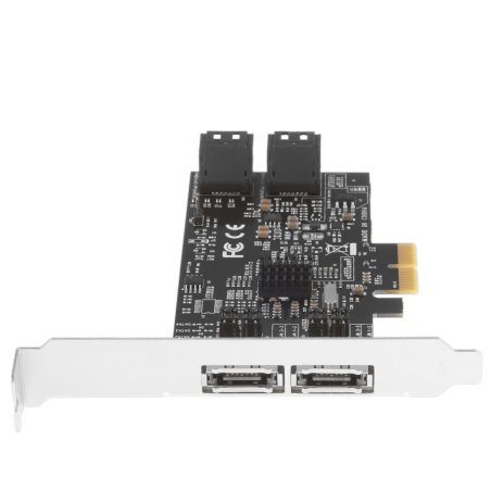 Контроллер ExeGate EXE-504 PCI-E 2.0, SATA3 RAID, 4 int+2 ext (OEM)