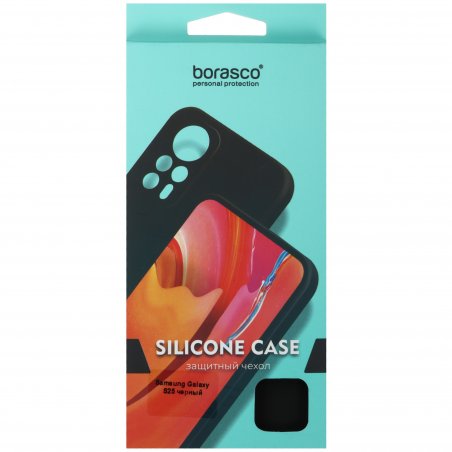 Чехол (клип-кейс) BoraSCO Silicone Case для Samsung Galaxy A02 черный