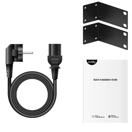 Коммутатор 24-Port 10/100 Mbps Switch, 24 10/100 Mbps RJ45 Ports, Switch/VLAN/Extend working mode DIP switch, Rack-mountable Steel Case, Power Saving, Plug & Play, Rack-Mount kits included