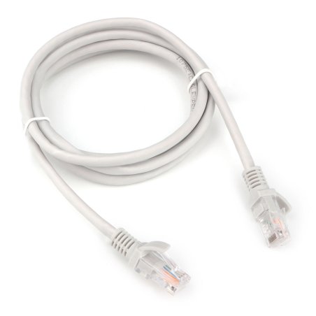 Патч-корд LSZH UTP Cablexpert PP31-1M кат.5e, 1м, литой, многожильный, серый