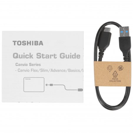 Внешний HDD 2.5" Toshiba Canvio Advance, 1TB, USB 3.2 Gen 1 Type-A, 5400 rpm, красный