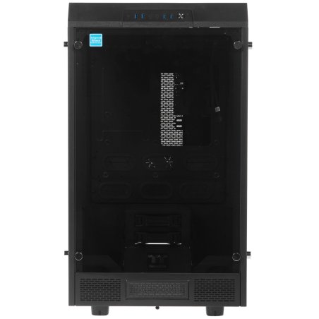 Компьютерный корпус Thermaltake The Tower 100 черный без БП ATX 2x120мм 2xUSB 3.0 1xUSB3.1 audio bott PSU