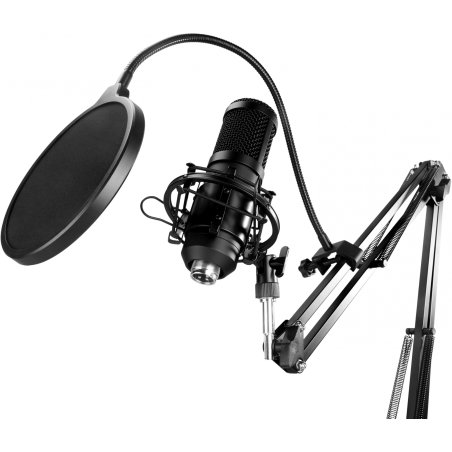 Микрофон проводной Оклик SM-600G 2.5м черный