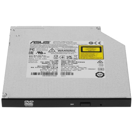 Оптический привод ASUS SDRW-08U1MT/BLK/B/GEN bulk, dvd-rw, internal, slim ; 90DD027X-B10000