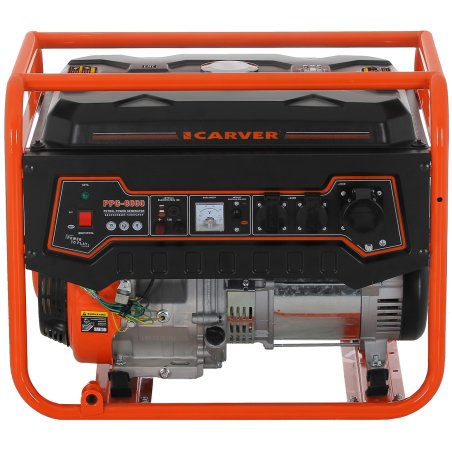 Электрогенератор бензиновый Carver PPG-8000, 6.5 кВт, 78 дБ, 81 кг