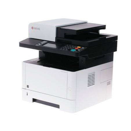 МФУ лазерное Kyocera Ecosys FS-1025MFP (1102M63RU0/1102M63RUV/1102M63RU2/1102M63NX2/1102M63DZ2), A4, ч/б, печ. до 25 стр/мин., скан. до 18 стр/мин. (ч/б) 6 стр/мин. (цвет), 600 x 1800 dpi (печать) 600x600dpi (скан), USB, RJ-45