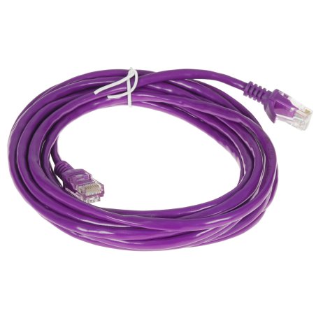 Патч-корд UTP Cablexpert кат.5e, 5м, литой, многожильный, фиолетовый