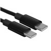 Кабель Bion USB Type-C to Type-C (CM/CM), 100W, USB 3.1, 4K@60Hz, 10Gbps, 1 м, черный BXP-CCP-USBC3.1-CMCM-1M-B