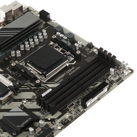 Материнская плата Gigabyte B850M D3HP, AM5, AMD B850, 4xDDR5, 4xSATA, 2xM.2, 1xPCIe 5.0 x16, 1xPCIe 3.0 x4, 1xHDMI, 2xDP, 1x 1Gb LAN, 3xUSB-A 3.2 Gen 1, 2xUSB-A 2.0, 1xUSB-C 3.2 Gen 1, 3x3.5 мм, 7.1, mATX