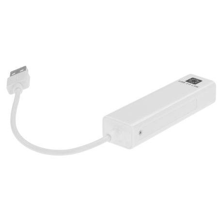 Кабель-адаптер 5bites UA2-45-06WH USB2.0 / 3*USB2.0 / RJ45 100MB / белый