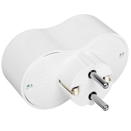 Разветвитель 2-м SPx-2e-W с заземл. 16А бел. Эра Б0053478