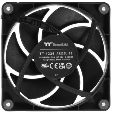 Комплект вентиляторов для корпуса Thermaltake CT120 (2 шт.) черный, 120 мм, 2000 об/мин, 25.8 дБ, 4 pin