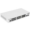 Коммутатор Mikrotik CRS326-24G-2S+IN with 800 MHz CPU, 512MB RAM, 24xGigabit LAN, 2xSFP+ cages, RouterOS L5 or SwitchOS (dual boot), desktop case, PSU