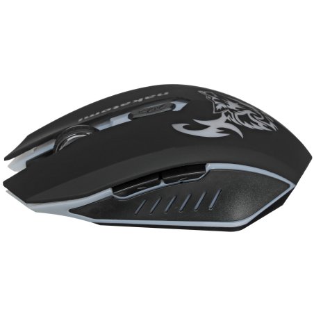 Мышь беспроводная Nakatomi MROG-15U черный, 1600 dpi, радиоканал, USB, кнопки - 6