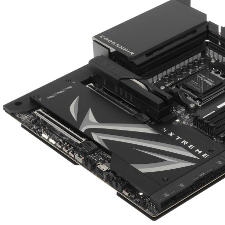 Материнская плата ASUS ROG CROSSHAIR X870E HERO, AM5, AMD X870E, 4xDDR5, 4xSATA, 5xM.2, 2xPCI-E 5.0 x16, 1xHDMI, 2xUSB-C (видео), 2x 5Gb LAN, 6xUSB-A 3.2 Gen 2, 2xUSB-C 3.2 Gen 2, 2xUSB4, 2x3.5 мм, 7.1, ATX