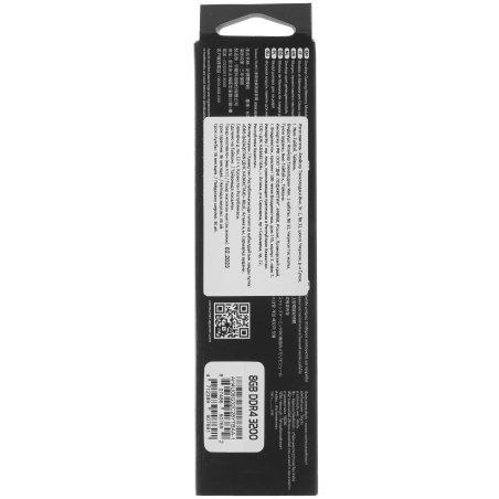 Оперативная память Apacer Tex, 8GB (1x8GB), DDR4, 3200MHz, CL16, UDIMM, с радиатором, серебристый/черный