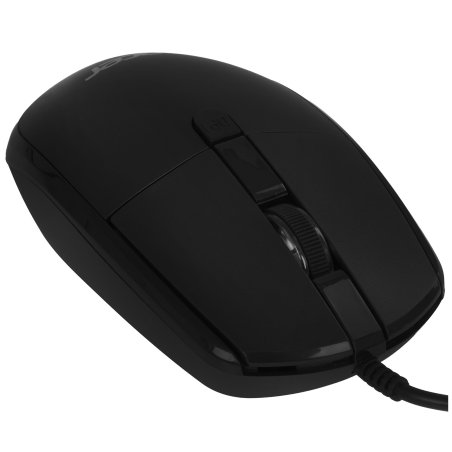 Мышь проводная Acer OMW401 черный, 2000 dpi, USB, кнопки - 4