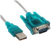 Кабель AM/Com port 9pin 1.2м Aopen/Qust адаптер USB -> RS232, DE9P (добавляет в систему новый COM порт), ACU804