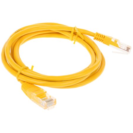 Патч-корд UTP Cablexpert кат.5e, 1.5м, литой, многожильный, желтый