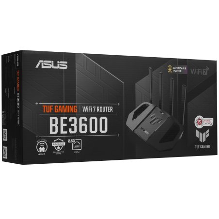 Роутер беспроводной Asus TUF-BE3600 BE3600 100/1000/2500BASE-T черный