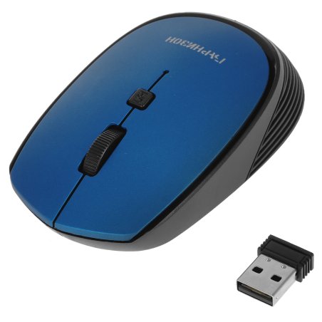 Мышь беспроводная Гарнизон GMW-400B синий, 1200 dpi, радиоканал, USB, кнопки - 3