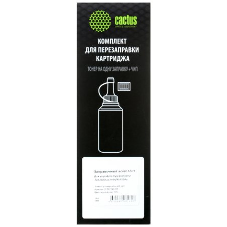 Тонер Cactus CS-RK-TK1200 черный туба 125гр. (в компл.:чип) для принтера Kyocera Ecosys P2335d/P2335dn/P2335dw
