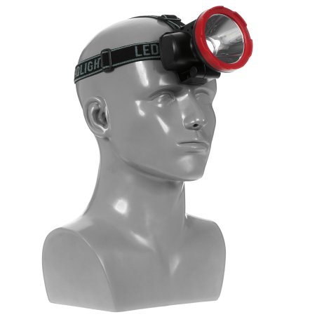 Фонарь светодиодный аккум. налобный Космос H5W 2 режима 5Вт LED 2А.ч зарядка от USB