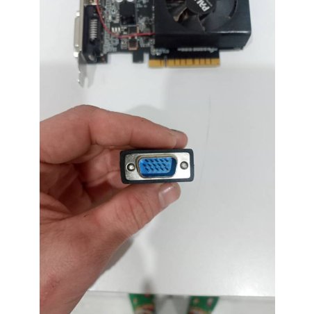 Переходник Cablexpert VGA-DVI, 15M/25F, черный, пакет (A-VGAM-DVIF-01)