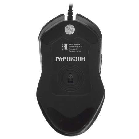 Мышь проводная Гарнизон GM-780G черный, 2400 dpi, USB, кнопки - 6