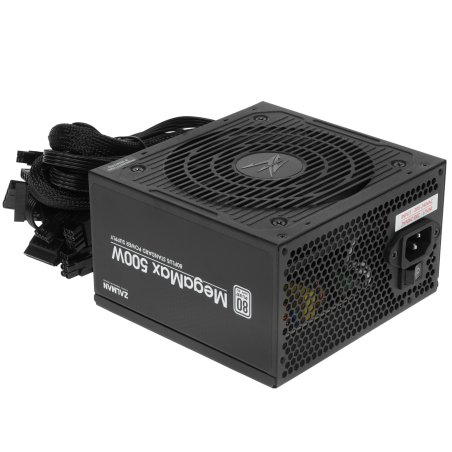 Блок питания Zalman ZM500-TXII V2 retail, 500Вт, 80 PLUS, 120мм, черный