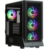 Компьютерный корпус Thermaltake Ceres 300 TG ARGB черный без БП ATX 3x140мм 2xUSB 3.0 1xUSB3.1 audio bott PSU