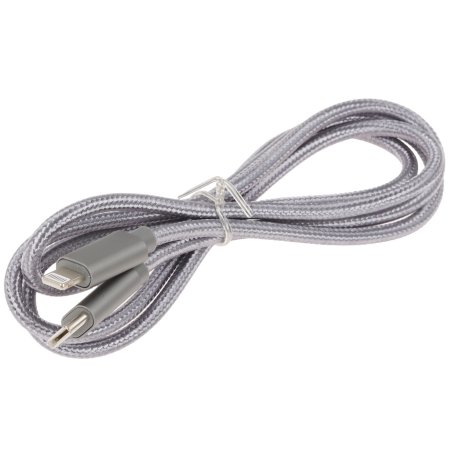 Кабель Rexant Type-C - Lightning PD/1m/nylon/gray