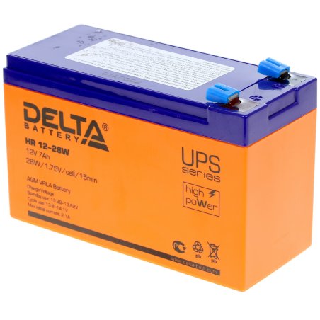 Батарея Delta HR 12-28 W (12V, 7Ah)