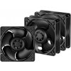 Комплект вентиляторов для корпуса Arctic S12038-8K 3 Pack черный, 120 мм, 8000 об/мин, 4 pin