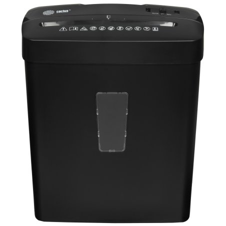 Шредер Cactus CS-SH-A3 (секр.P-4) перекрестный 6.лист. 13лтр. скобы пл.карты