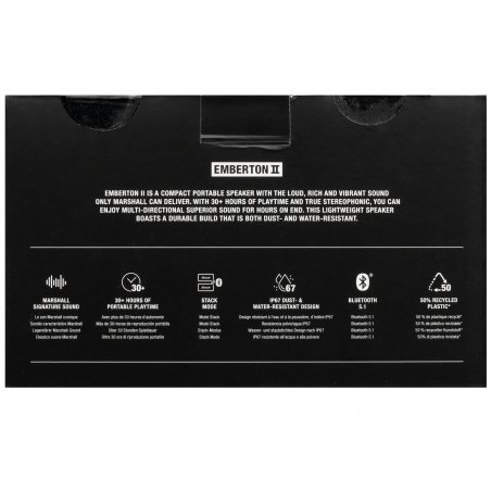 Колонка портативная Marshall EMBERTON II бежевый 20W 2.0 BT