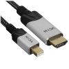 Кабель-переходник miniDisplayPort M-> HDMI M 4K@60Hz 1,5 м VCOM
